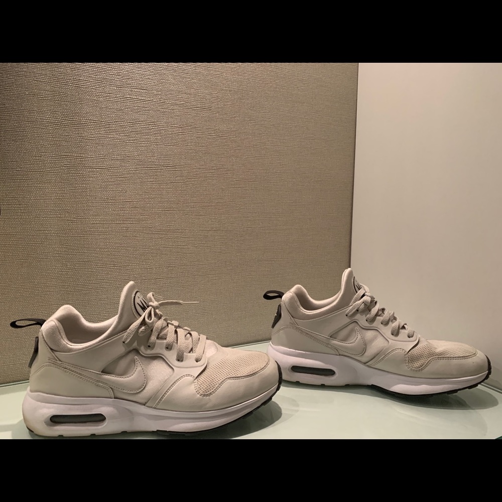 White Nike Air sneakers